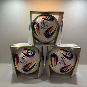 Women's Adidas Uefa Euro 2025 Official Pro Soccer Ball JH1261 Size 5 Lot Of 3